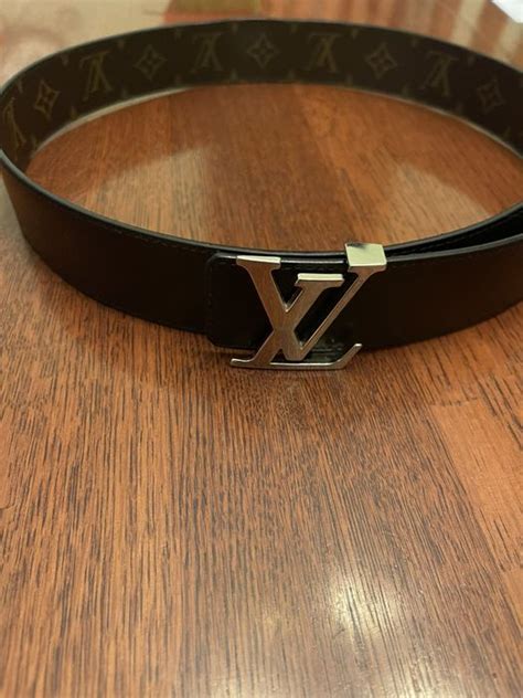 louis vuitton reversable belt|Louis Vuitton unisex belt.